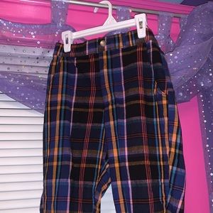 Plaid pants